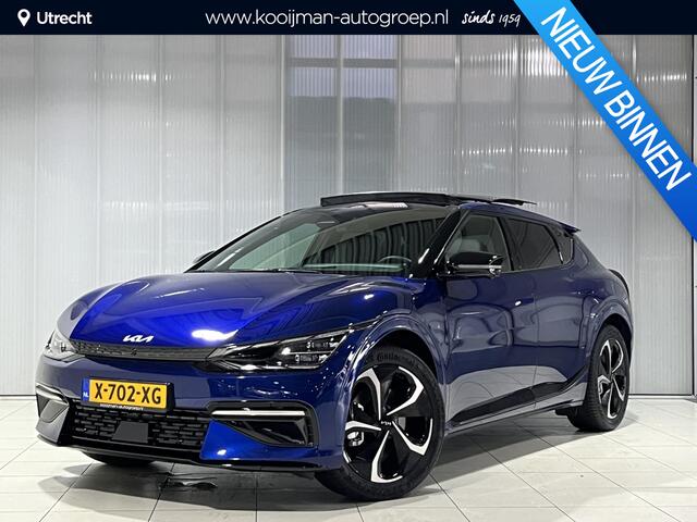 KIA EV6 GT-Line AWD 77.4 kWh 325PK, 360° Camera, Stoel en Stuur verwarming, Apple Carplay/Android Auto, Navigatie.