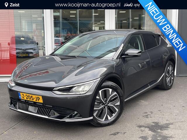KIA EV6 Plus 77.4 kWh Trekhaak 13-polig, stoel ventilatie, stuur- & stoelverwarming, achterbank verwarmd, parkeersensoren, adaptieve cruise control, navigatie Apple CarPlay/Android Auto