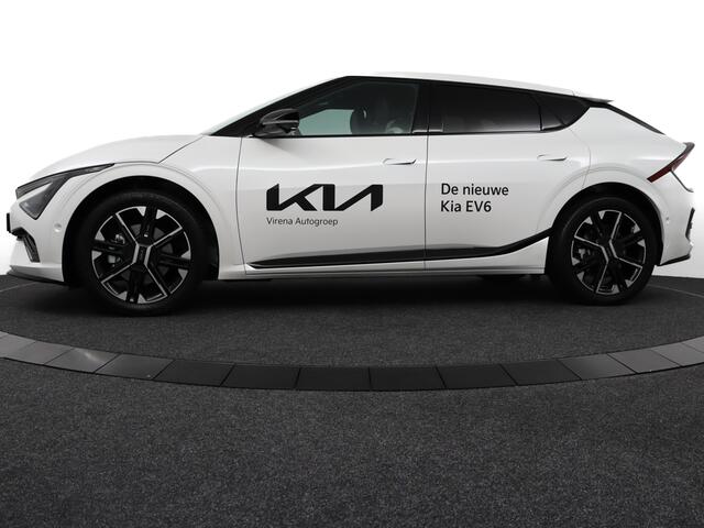 KIA EV6 GT-Line 84 kWh - *DEMO* - Direct leverbaar - Facelift - LED - Stoel-/stuurverwarming - Panorama dak - Fabrieksgarantie tot 09-2031