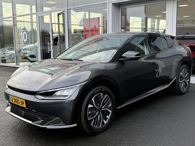 KIA EV6 Plus 77.4 kWh Trekhaak 13-polig, stoel ventilatie, stuur- & stoelverwarming, achterbank verwarmd, parkeersensoren, adaptieve cruise control, navigatie Apple CarPlay/Android Auto