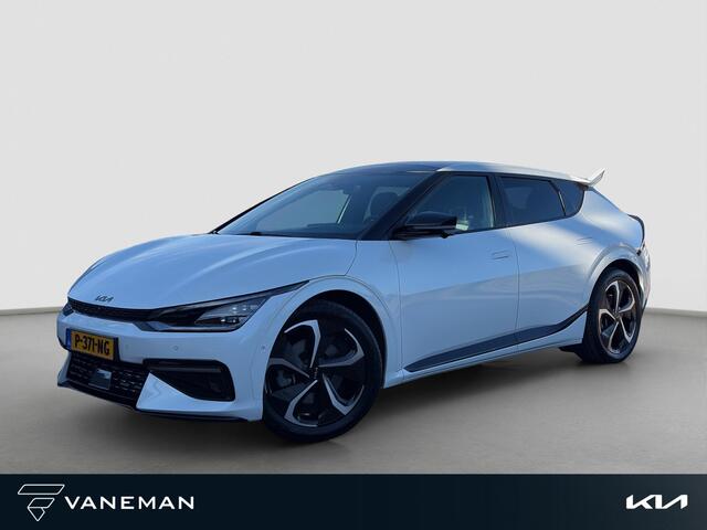 KIA EV6 GT-Line AWD 77.4 kWh Pano | HUD | MeridianSound | 360-Camera | Alcantara/Leder | Memory Seats | Stoelverkoeling | Apple Carplay & Android Auto |