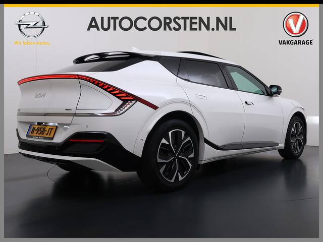 KIA EV6 GT-Line 77.4kWh SOH 100% Warmtepomp V2L Panorama-schuifdak Meridian-Audio Head-Up Stoel-Massage+Ventilatie Elek.Stoelen+Memory 360°Camera Adap.Cruise Apple Carplay Android Auto Navi Ecc Stuur+Stoelverwarming Matrix Led Pdc DAB Elek.Achterklep Lmv Lane Ass