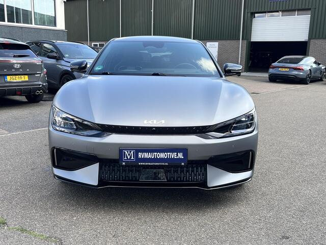 KIA EV6 GT AWD 77.4 kWh SOH 92% | 585PK! MAT GRIJS|KIA GARANTIE 7 JAAR!!| FULL OPTION| STOEL +STUURVERWARMING| ACHTERBANK VERWARMD| MERIDIAN AUDIO| DODE HOEK SENSOR| 360 CAMERA| RECENT ONDERHOUD GEHAD|