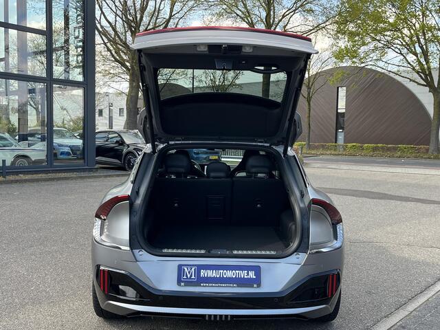 KIA EV6 GT AWD 77.4 kWh SOH 92% | 585PK! MAT GRIJS|KIA GARANTIE 7 JAAR!!| FULL OPTION| STOEL +STUURVERWARMING| ACHTERBANK VERWARMD| MERIDIAN AUDIO| DODE HOEK SENSOR| 360 CAMERA| RECENT ONDERHOUD GEHAD|