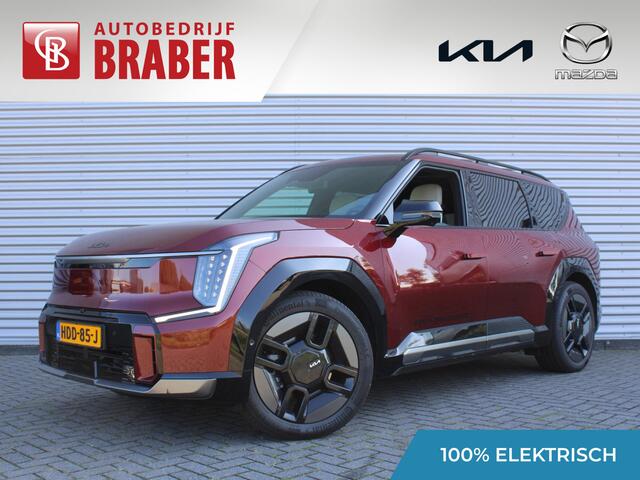 KIA EV9 GT-Line AWD 99.8 kWh | 7-zits | Stoelverwarming/ventilatie v+a | Camera rondom | Pano dak | HUD | Leer | 21" LM |