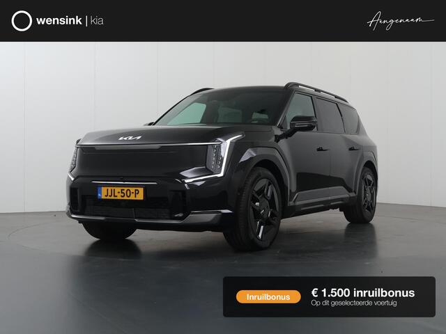 KIA EV9 GT-Line AWD 99.8 kWh | Trekhaak Afneembaar | Panoramaschuifdak | LED-matrix | Head-up | Meridian premium sound | Stoelverwarming/ventilatie | 360°-camera |