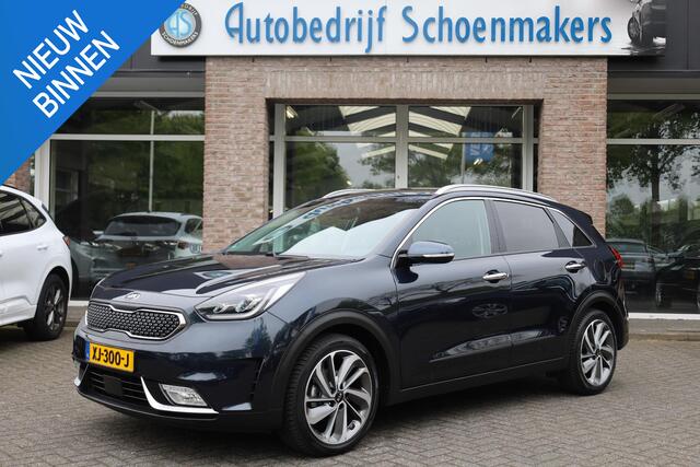 KIA Niro 1.6 GDi Hybrid ExecutiveLine CAMERA LEER+MEMORY TREKHAAK STOELVENTILATIE 4xSTOELVERWARMING JBL CARPLAY DAB STUURVERWARMING NAP DEALER-ONDERHOUDEN GSM-LADER 18"LMV DODEHOEK ENZ! ENZ!