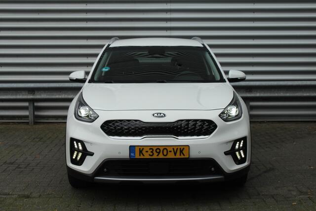 KIA Niro 1.6 GDi Hybrid 141pk DynamicPlusLine DCT6 NL-Auto NAP Clima Cruise Navi Camera Carplay 16"LMV Leder Afn. Trekhaak 1300kg
