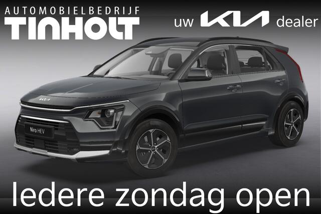 KIA Niro 1.6 GDi Hybrid DynamicLine - Direct uit voorraad leverbaar - INTERSTELLAR GREY