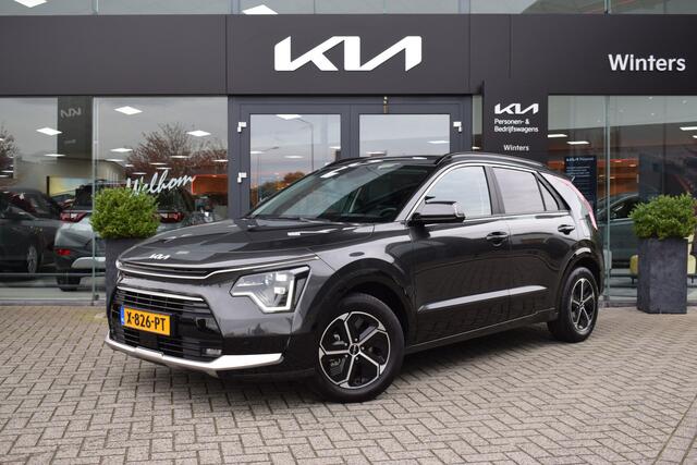 KIA Niro 1.6 GDi Hybrid DynamicPlusLine DCT6-Autom. | Cruise Control Adaptief | Navigatie | Leder | Stoel+StuurVerwarming | Schuif-Kanteldak | Tot 10Jr. Kia-Garantie