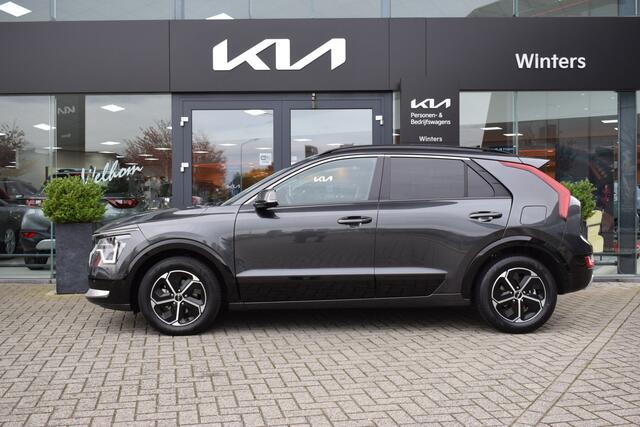 KIA Niro 1.6 GDi Hybrid DynamicPlusLine DCT6-Autom. | Cruise Control Adaptief | Navigatie | Leder | Stoel+StuurVerwarming | Schuif-Kanteldak | Tot 10Jr. Kia-Garantie
