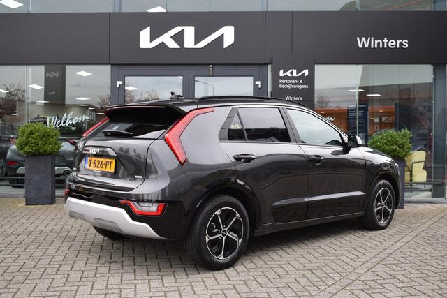 KIA Niro 1.6 GDi Hybrid DynamicPlusLine DCT6-Autom. | Cruise Control Adaptief | Navigatie | Leder | Stoel+StuurVerwarming | Schuif-Kanteldak | Tot 10Jr. Kia-Garantie