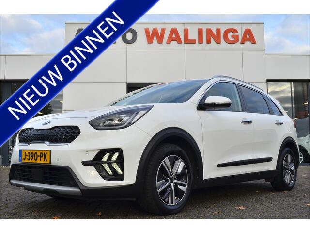 KIA Niro 1.6 GDi Hybrid DynamicPlusLine Leer Stoel en Stuurverwarming Camera Trekhaak 4 Seizoenenbanden.