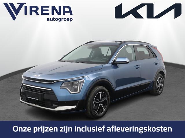KIA Niro 1.6 GDi Hybrid DynamicPlusLine - Prijs incl. Inruilpremie - Stoel-/stuurverwarming - Schuif-/kanteldak - Navigatie - Apple CarPlay/Android Auto - Fabrieksgarantie tot 11-2032