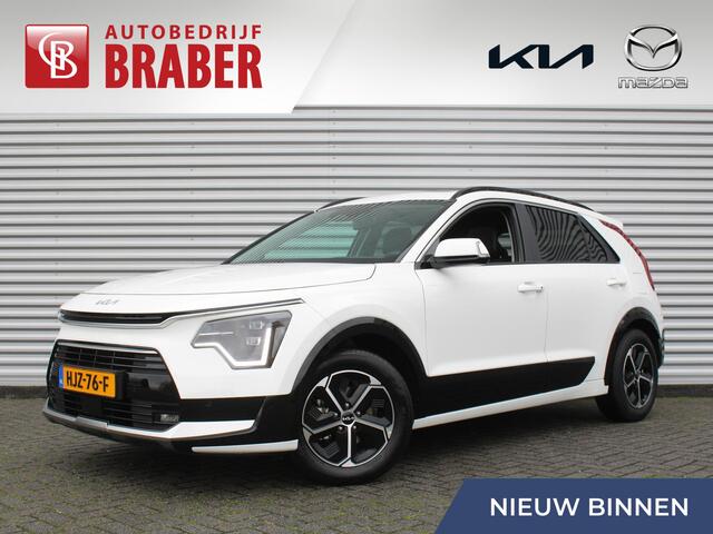KIA Niro 1.6 GDi Hybrid DynamicPlusLine | Schuif-/kanteldak | Stuur-/stoelverwarming | Cruise adapt. | Camera | Clima | HUD | 16" LM |
