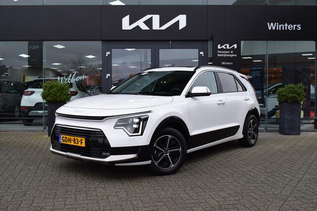 KIA Niro 1.6 GDi Hybrid DynamicPlusLine DCT6-Autom. | Cruise Control Adaptief | Navigatie | Leder | Stoel+StuurVerwarming | Schuif-Kanteldak | Tot 10Jr. Kia-Garantie