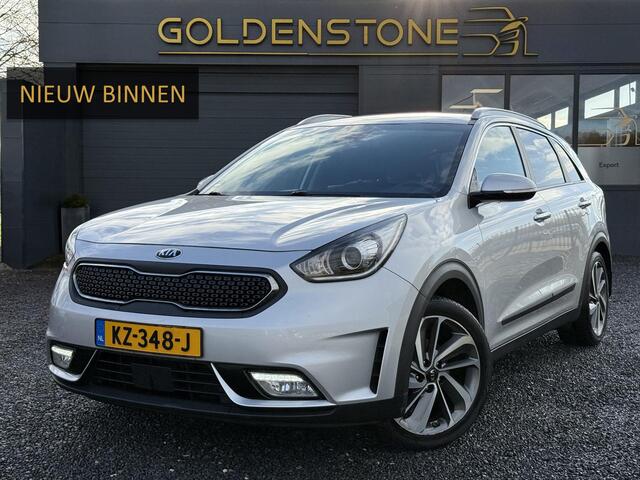 KIA Niro 1.6 GDi Hybrid SportsLine 2e Eigenaar,Camera,Navi,Leder,Clima,Cruise,Stoelverw.Stuurverw.Stoelventilatie,Pdc,Lm velgen,N.A.P,Nieuwe Apk bij Aflevering