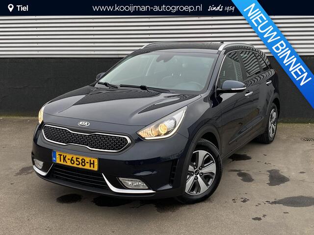 KIA Niro 1.6 GDi Hybrid DynamicLine NL-auto, boekjes compleet, parkeersensoren, cruise control, navigatie, Apple CarPlay/Android Auto, achteruitrijcamera