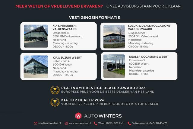 KIA Niro 1.6 GDi PHEV Plug-In-Hybrid DynamicPlusLine | Stoel- & Stuur verwarming | Adaptieve Cruise Control | Dodehoek Detectie | Tot 10Jr. Kia Garantie