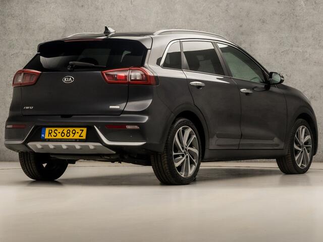 KIA Niro 1.6 GDi Hybrid Sport 142Pk Automaat (SCHUIFDAK, APPLE CARPLAY, NAVIGATIE, CAMERA, STUUR/STOELVERWARMING, SPORTSTOELEN, GETINT GLAS, XENON, NIEUWE APK, NIEUWSTAAT)