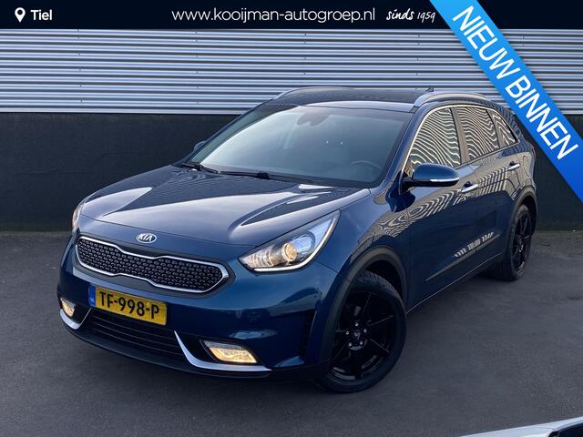 KIA Niro 1.6 GDi Hybrid Design Edition Schuif/kanteldak, Navigatie, Nieuw geleverd en complete onderhoudshistorie, Stoel- & Stuurwiel verwarmd.