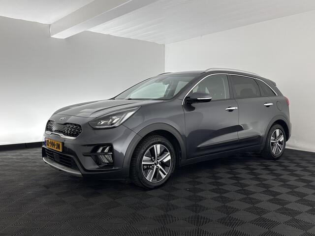 KIA Niro 1.6 GDi Hybrid Dynamic Plus Line (INCL-BTW) Aut. *LEATHER | FULL-LED | ADAPTIVE-CRUISE | BLINDSPOT | HEATED-COMFORTSEATS | CAMERA | KEYLESS | NAVI-FULLMAP | AMBIENTLIGHT | LANE-ASSIST | TOWBAR | 16''ALU*