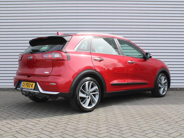 KIA Niro 1.6 GDi Hybrid DynamicLine | Trekhaak | 18" LM | Camera | Navi | Cruise | Clima | Half stof/leer | Apple Carplay/Android Auto |