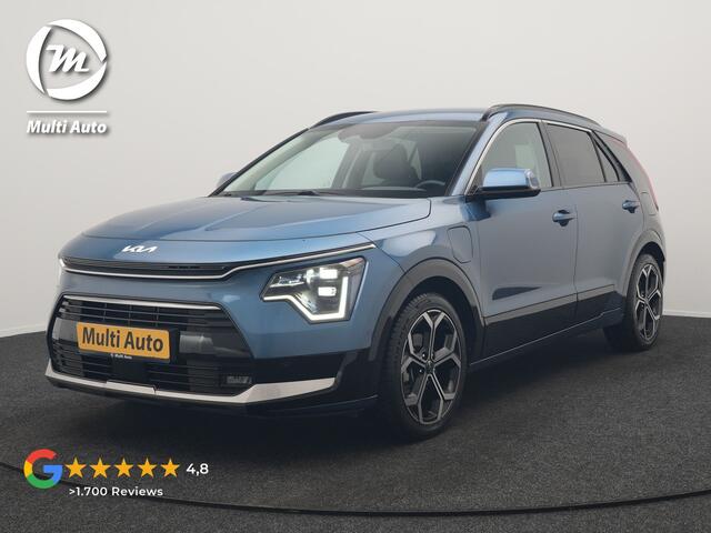 KIA Niro 1.6 GDi DynamicLine PHEV 182pk Dealer O.H. | Adaptive Cruise | Camera | Harman / Kardon | Lederen Sportstoelen & Stuur Verwarmd | Keyless | Blis | Sfeerverlichting | Apple Carplay | Navigatie | DAB | Plug In Hybrid |