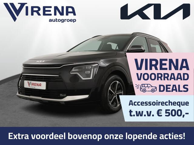 KIA Niro 1.6 GDi Hybrid DynamicPlusLine- ¤5.000, voordeel Direct leverbaar - Navigatie - Schuif-/kanteldak - Stoel -/ stuurverwarming - Fabrieksgarantie tot 2032