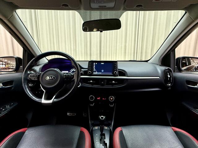 KIA PICANTO 1.2 CVVT *GT-Line* Automaat / Stoel-/Stuurverw. / Carplay / Camera / Leder / Keyless / Navigatie / Cruise / LMV