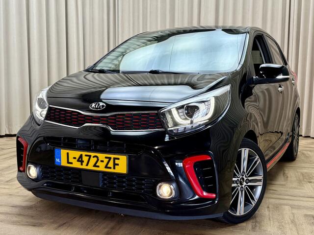 KIA PICANTO 1.2 CVVT *GT-Line* Automaat / Stoel-/Stuurverw. / Carplay / Camera / Leder / Keyless / Navigatie / Cruise / LMV