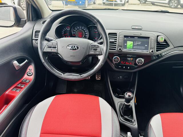 KIA PICANTO 1.2 SportsLine Navigator 85 pk Clima | Keyless | Privacyglass | Stoel&Stuurverw. | Camera