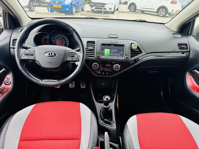 KIA PICANTO 1.2 SportsLine Navigator 85 pk Clima | Keyless | Privacyglass | Stoel&Stuurverw. | Camera