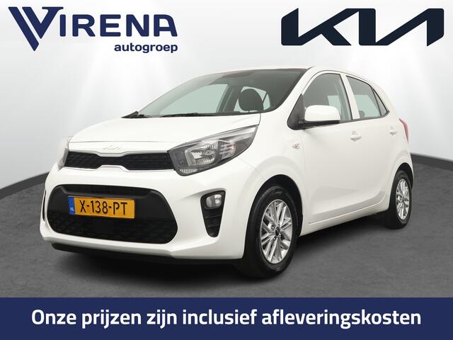 KIA PICANTO 1.0 DPi DynamicLine - Achteruitrij camera - Bluetooth - Cruise control - Apple Carplay/Android Auto - Airco - Fabrieksgarantie t/m 22-01-2031