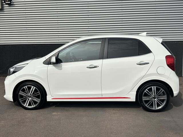 KIA PICANTO 1.0 T-GDI GT-Line 100pk! 1e eign. Nieuw geleverd en dealeronderhouden, Lederen bekleding, Stoel- & Stuurwiel verwarmd, Smart Key, Climate control, Achteruitrijcamera