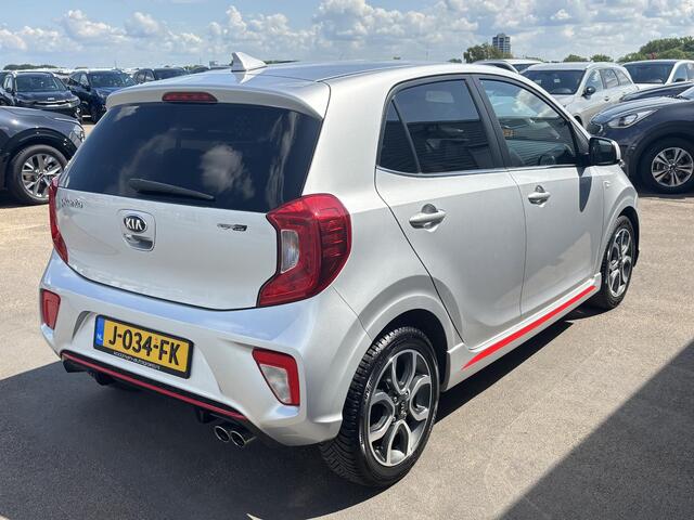 KIA PICANTO 1.0 MPi GT-Line Edition Nieuw geleverd en dealeronderhouden, 1e eign. Lederen bekleding, Smart Key, Achteruitrijcamera, Airco, Cruise control, LMV, Privacy glass, BTW-auto