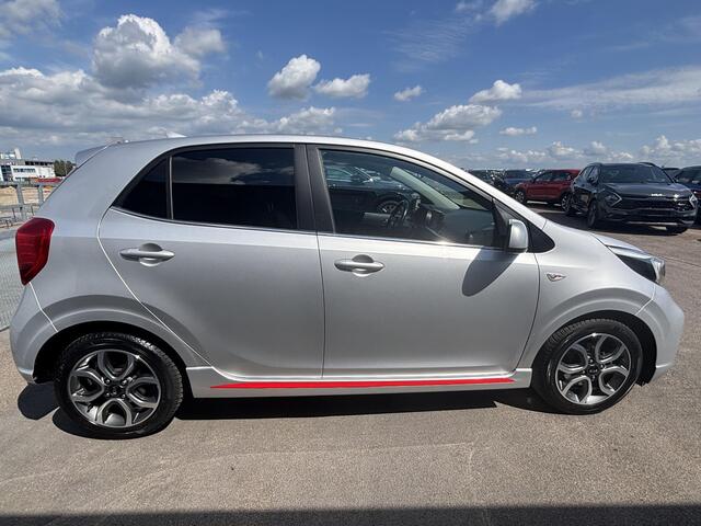 KIA PICANTO 1.0 MPi GT-Line Edition Nieuw geleverd en dealeronderhouden, 1e eign. Lederen bekleding, Smart Key, Achteruitrijcamera, Airco, Cruise control, LMV, Privacy glass, BTW-auto