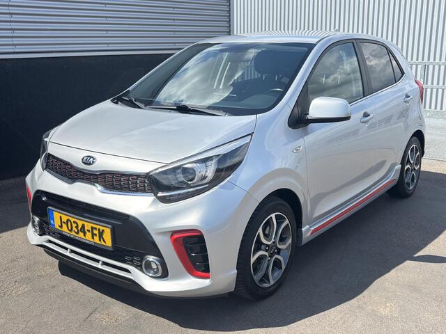 KIA PICANTO 1.0 MPi GT-Line Edition Nieuw geleverd en dealeronderhouden, 1e eign. Lederen bekleding, Smart Key, Achteruitrijcamera, Airco, Cruise control, LMV, Privacy glass, BTW-auto