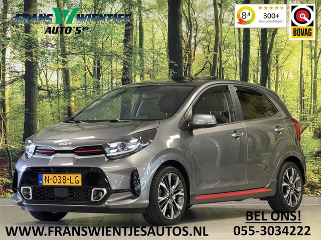 KIA PICANTO 1.0 T-GDi GT-Line 5p | Schuif/Kanteldak | Afneembare Trekhaak | Achteruitrijcamera | Keyless Go/Entry |Stoelverwarming | Apple Carplay / Android Auto | Parkeersensoren Achter | Stuurverwarming |