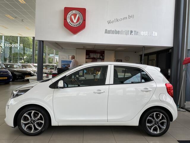 KIA PICANTO 1.0 CVVT First Edition, NL Auto, Navigatie + Achteruitrijcamera, Climate & Cruise Control, 15" LM Velgen, Bluetooth met Spraakbediening, Lederen Stuur en Versnellingspook, Enz..