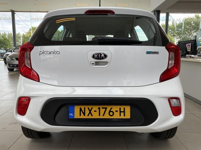 KIA PICANTO 1.0 CVVT First Edition, NL Auto, Navigatie + Achteruitrijcamera, Climate & Cruise Control, 15" LM Velgen, Bluetooth met Spraakbediening, Lederen Stuur en Versnellingspook, Enz..