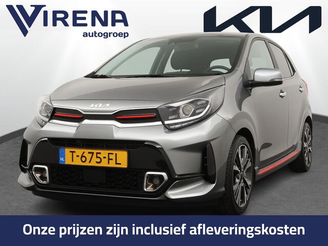 KIA PICANTO 1.0 T-GDi GT-Line 5p 100PK! - Navigatie - Climate Control - Schuif/Kanteldak - Stoel/Stuur Verwarming - Leder - Fabrieksgarantie Tot 2030