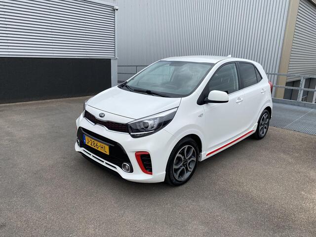 KIA PICANTO 1.0 MPi GT-Line Edition 1e eign. Nieuw geleverd en dealeronderhouden, Cruise control, navigatie Apple CarPlay/Android Auto, achteruitrij camera, sportief GT Line kunstlederen interieur