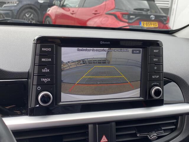 KIA PICANTO 1.0 MPi GT-Line Edition 1e eign. Nieuw geleverd en dealeronderhouden, Cruise control, navigatie Apple CarPlay/Android Auto, achteruitrij camera, sportief GT Line kunstlederen interieur