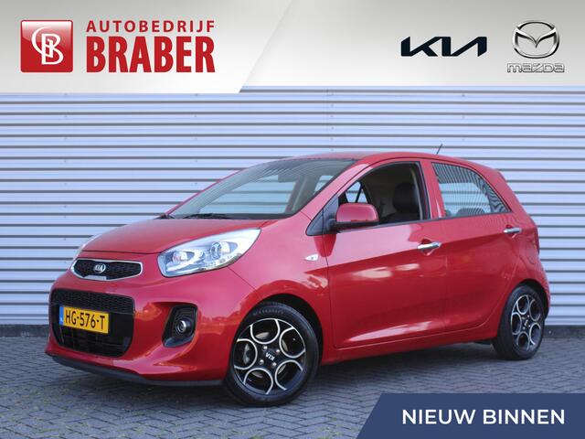 KIA PICANTO 1.0 CVVT DynamicLine | Cruise | 14" LM | Climate control | Half stof/kunstleer |