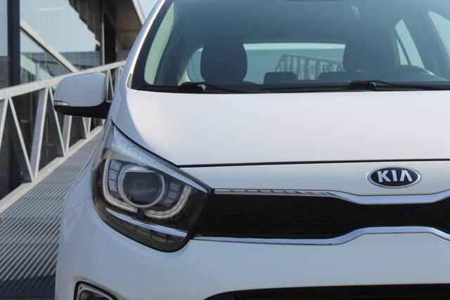 KIA PICANTO 1.0 CVVT First Edition Navigatie/Cruise control/Climate control/Apple carplay/Achteruitrijcamera/Multifunctioneel stuurwiel/Elektrische ramen/Elektrisch inklapbare spiegels/15'' Lichtmetalen velgen.