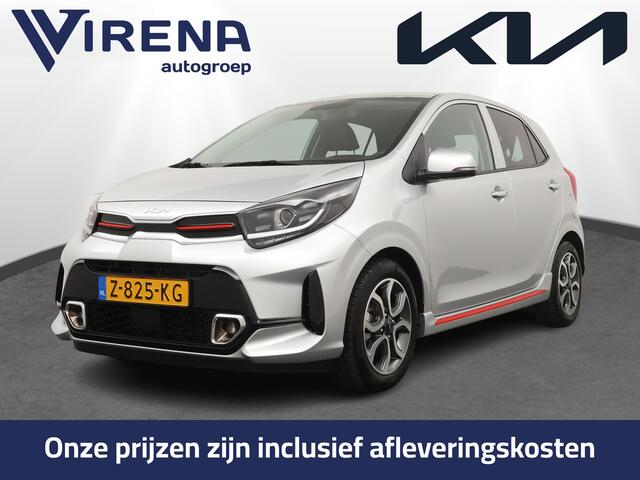 KIA PICANTO 1.0 DPi GT-Line - Navigatie - Cruise Control - Climate Control - Leder - LM Velgen - Apple CarPlay/Android Auto - Fabrieksgarantie tot 04-2031