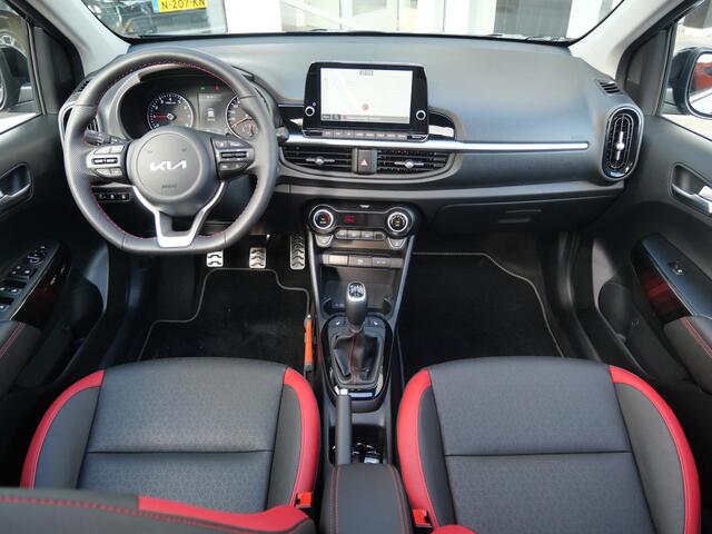 KIA PICANTO 1.0 T-GDi GT-Line 5p | Cruise | Clima | Camera | Carplay | Navi | Schuif-kanteldak | Stoel-stuurverwarming |