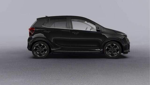 KIA PICANTO 1.0 GDi GT-Line - Direct uit voorraad leverbaar - AURORA BLACK PEARL