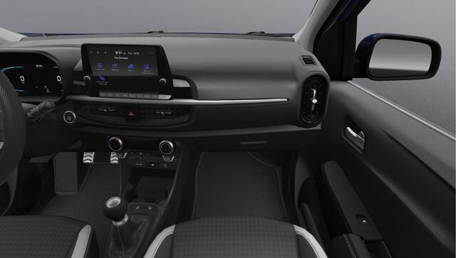 KIA PICANTO 1.0 GDi GT-Line - Direct uit voorraad leverbaar - AURORA BLACK PEARL